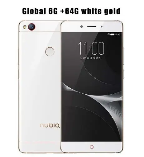 Nubia Z11 смартфон с 5 дюймовым дисплеем восьмиядерным процессором Snapdragon 820 ОЗУ 6 ГБ