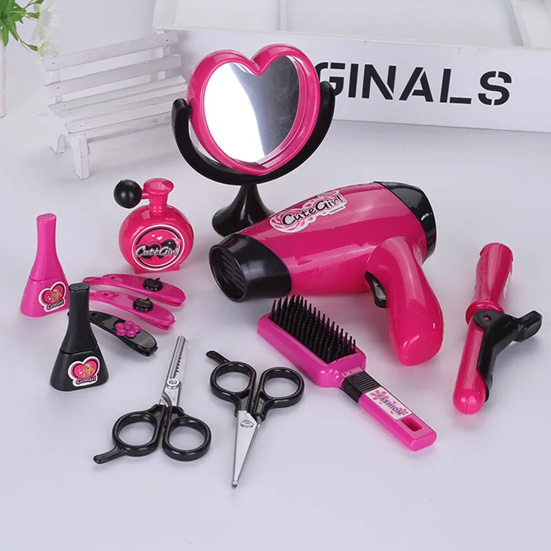 Simulation Dressing Table Make Up Hairdressing Kits Educational funny