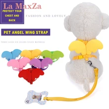 

La MaxZa Pet Dog Harnesses Leash Pet Puppy Collar Chest Strap Nylon Soft Breathable For Small Dog Easy Walking Pet Accessories