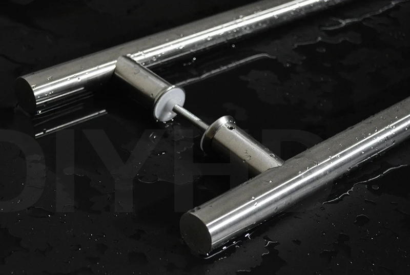 DIYHD 24 &quot 70&quot дверь сарая из нержавеющей стали длинная ручка деревянная