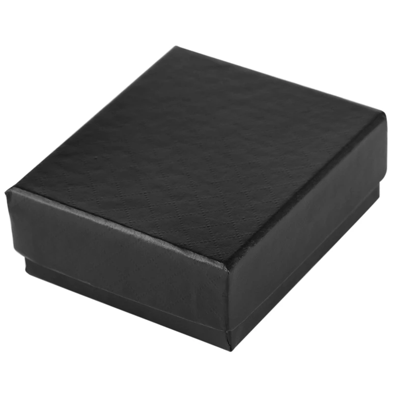 10 шт. простой карманные часы поле мода прохладный черный картона элегантный Чехол 8*7*3 см подарки на Рождество