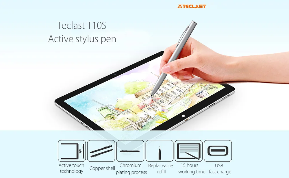 TL T10S оригинальный Teclast X5 Pro/Tbook 10 S/Tbook 16 power/Tbook Pro Активный стилус|Стилусы для