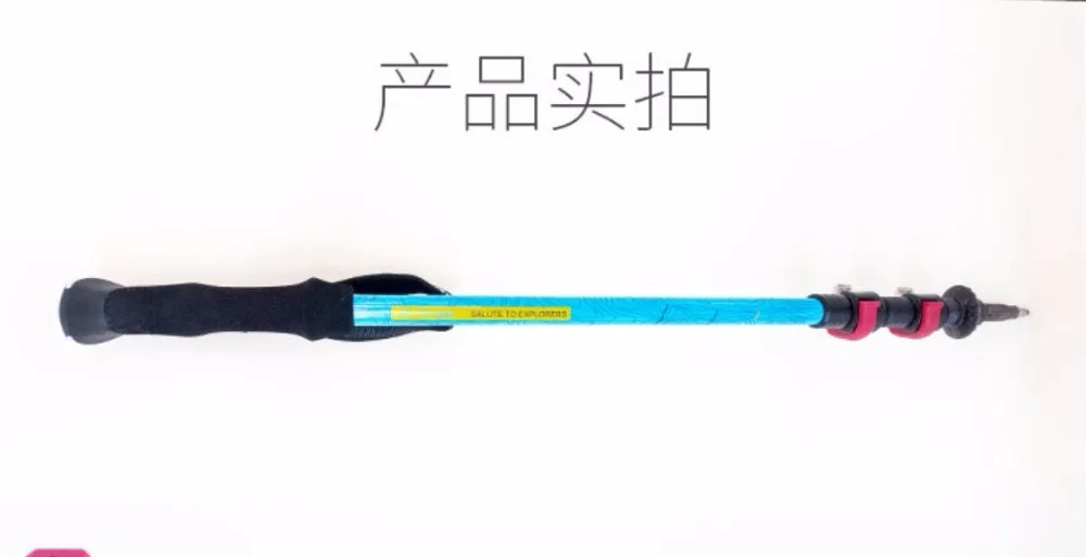 Fibra de Carbono Peça Marca Montanha Climbling 2 Andar Pólos Tungstênio Bengala Trekking Turismo Senderismo 100% 6 Peça Marca 100% fibra De Carbono Montanha