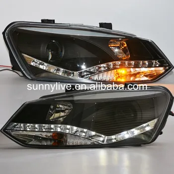 

2010-2014 Year For VOLKSWAGEN Polo Mk5 Vento Cross polo LED Head Lamp Headlights R8 Style SN