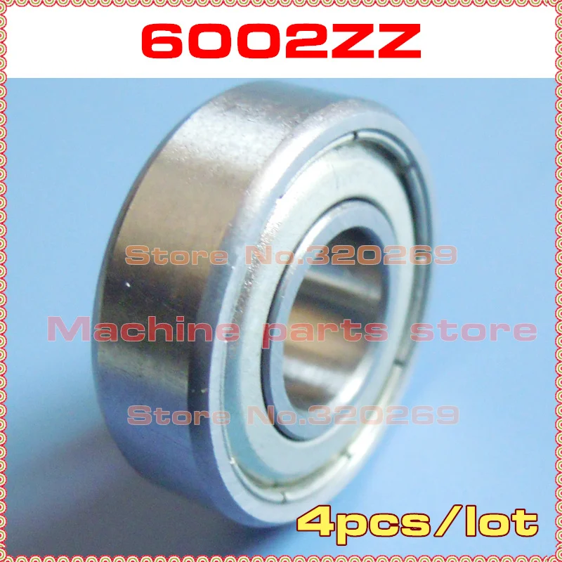 4 шт. 6002 2Z 6002ZZ 6002Z радиальный шарикоподшипник 15x32x9mm|bearing bearing|bearings 6002bearing 6002z |
