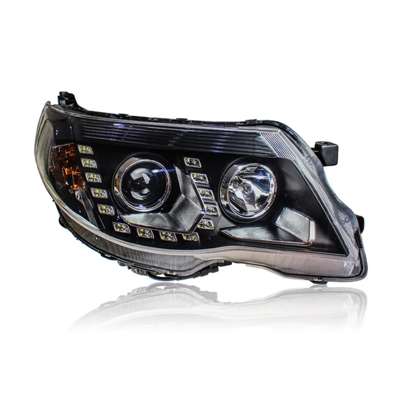 Ownsun светодиодный U Sharp Tear Eye DRLs HID Bi-Xenon проектор Len оригинальные сменные фары для Subaru Forester 2008-2012