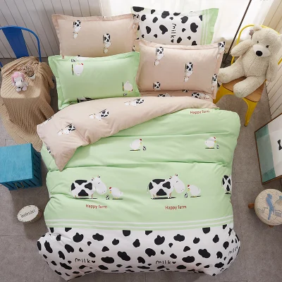 

Nordic style Bedding Set 3/4pcs Duvet Cover set twin full queen king size bed set printed sheet bed linen bedclothes Pillowcases