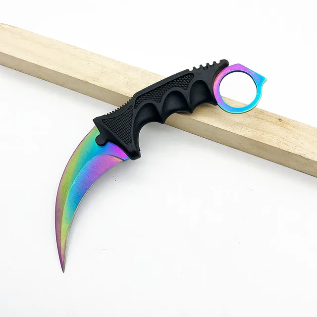 Binoax Karambit Knife CS GO Counter Strike Knives Survival Hunting Knife Camping Tools