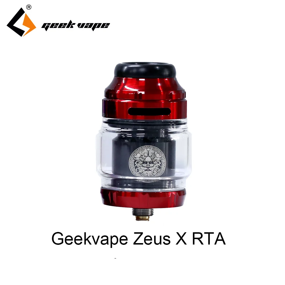 Geekvape Zeus X RTA 4,5 мл ёмкость бака с 810 делриновый дрип-тип электронная сигарета распылитель обновления двойной/Аммит MTL