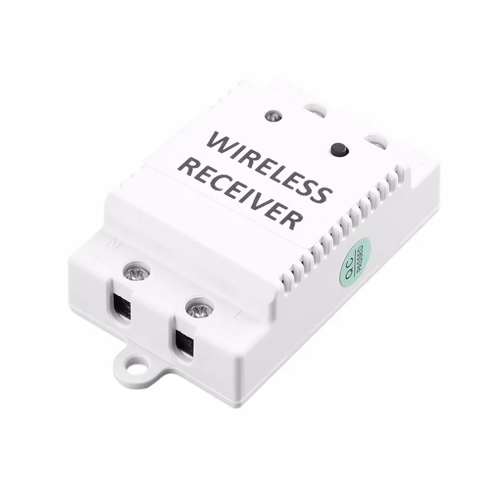 

Wireless Remote Control Touch Switch Wall Light Switch Tempering Glass Panel + Wireless Receiver LED Smart Home