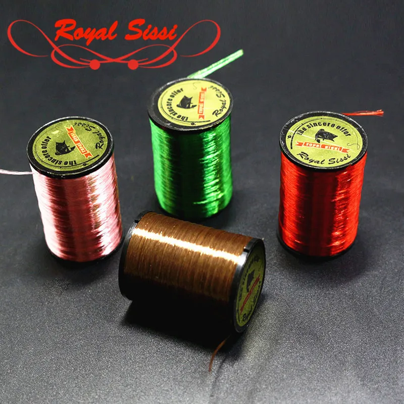 Неоновая нить для вязания мушек Royal Sissi 300D выделяемая материал лосося баса 10