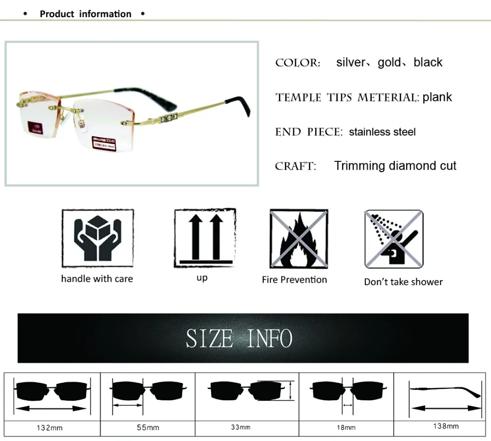 Цветные мужские очки для чтения женские солнечные линзы Oculos Aolly Алмазная огранка Gafas оторочка высокого качества очки без оправы для чтения