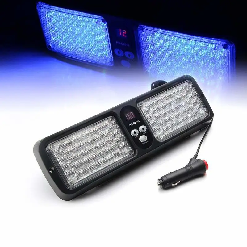 Blue 86 LED Windshield SunShield High Intensity LED Law Enforcement
