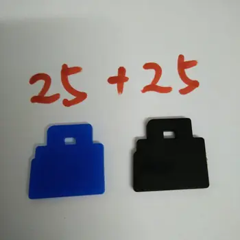 

50pieces/lot DX4 printhead wiper 25pc bule color+25pc black color DX4 print head wiper factory
