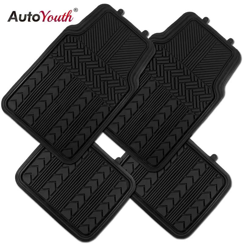 Buy AUTOYOUTH Tyre Line Rubber Car Floor Mats