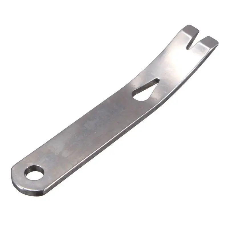 Многофункциональный карманный Мультитул мини брелок для ключей брелок Crowbar отвертка гаджет для походов на открытом воздухе - Color: Silver