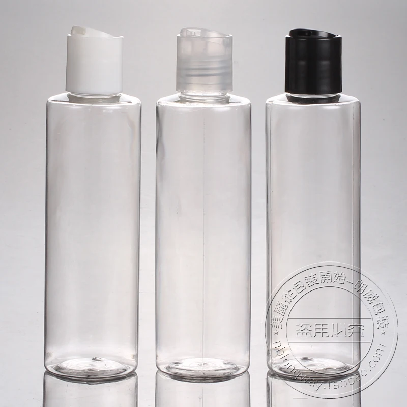 Download 30PCS 200ML Press Screw Cap Bottle,Clear Plastic Cosmetic ... Yellowimages Mockups