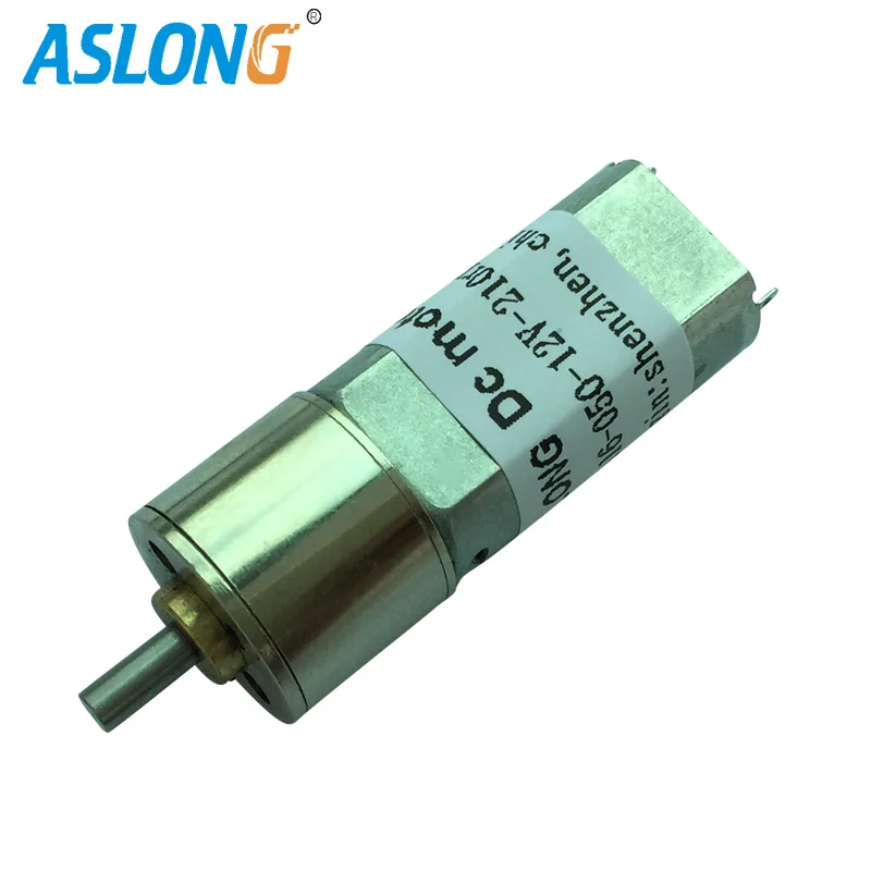 

ASLONG JGA16-050 Low Speed Motor 9-360rpm 6V Electric Motor 3V High Torque DC Motor Reductor Wholesales