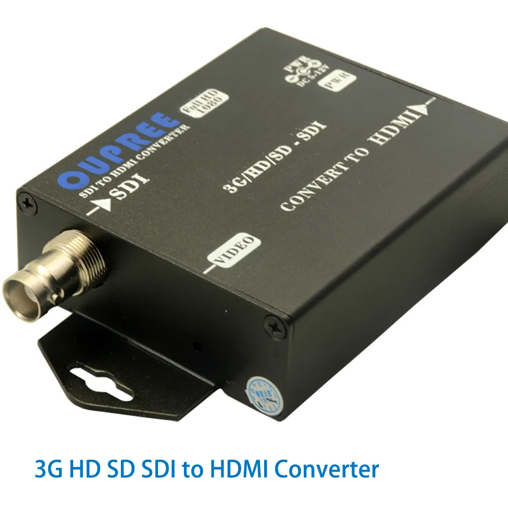 3g HD sd sdi в конвертер HDMI с аудио, максимальная поддержка 1080 P@ 60 Гц HDMI сигналы FULL HD HDMI SDI конвертер