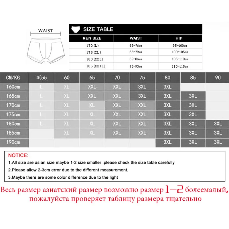 Комфортные Трусы Мужские Горячая Распродажа Боксеры Полосатый Хлопок Нижнее