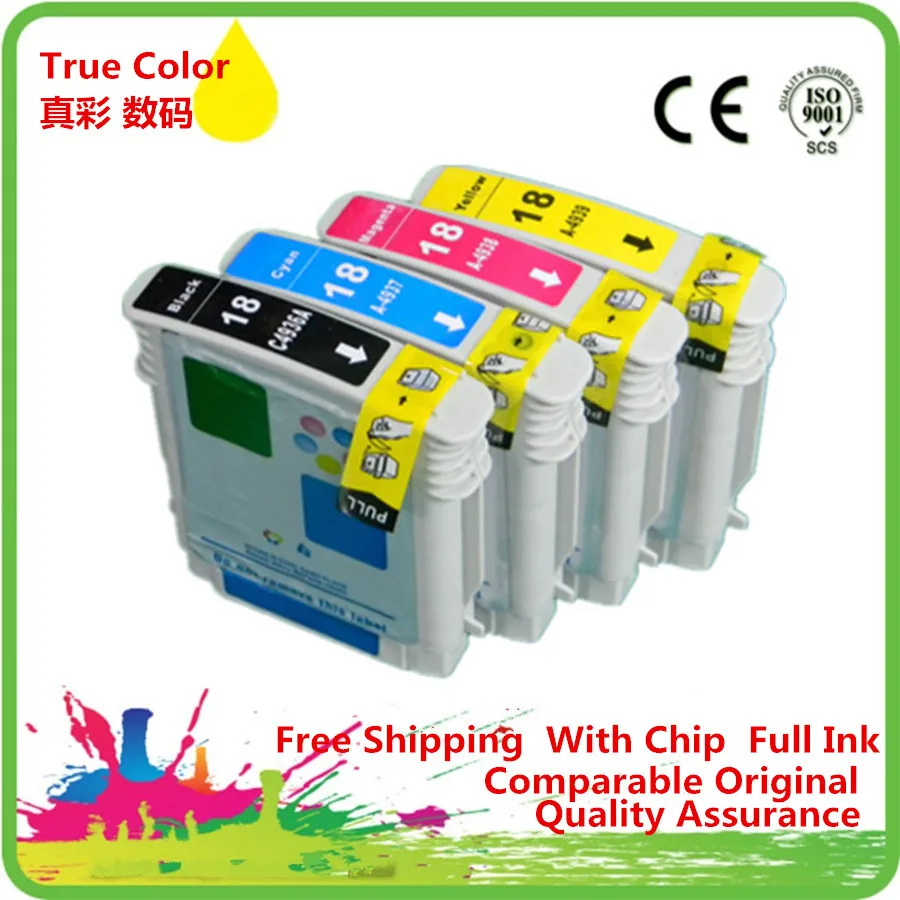 Сменные чернильные картриджи для 18 18XL HP18 HP18XL C4936A Officejet Pro K5300 K5400dn K5400dtn L7380 L7580 L7590