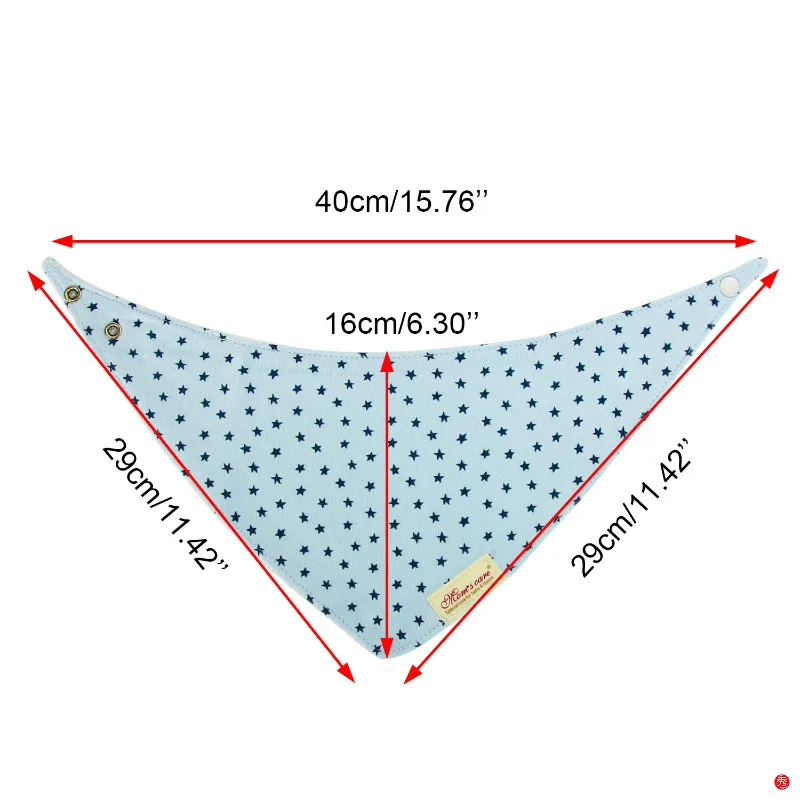 6 шт. детские нагрудники мальчик бандана для девушки влаговпитывающие слюнявчик треугольник хлопковый Детский шарф Burp детские рождественские аксессуары