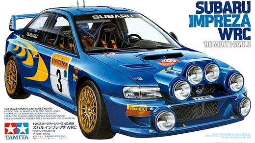 1/24 модель автомобиля Subaru WRC98 ралли 24199 автомобиля