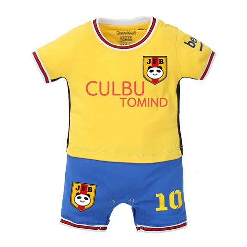Culbutomind/ г. летний детский комбинезон для баскетбола, Спортивная хлопковая одежда с короткими рукавами и длинными рукавами для мальчиков, одежда для малышей от 0 до 12 месяцев - Цвет: D