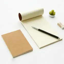 Сплошной цвет крафт-крышка писак пустой ноутбук альбом для зарисовок caderno Эсколар грубые не книга scribbing блокнот скетчбук