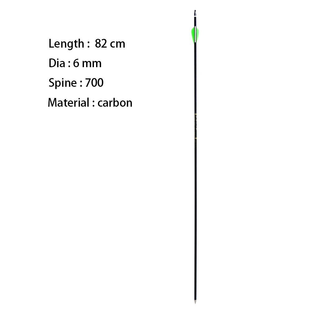 6/12 шт. Углерода Стрела Spine 300 400 500 600 700 800 высокое Скорость перо для изогнутый/блочного Лука стрельба из лука охота