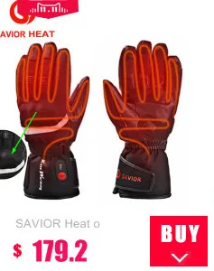 SAVIOR outdoor Motorcycle heated glove fishing Waterproof Full Finger riding racing heating man warming 40-65 degree SHGS28B