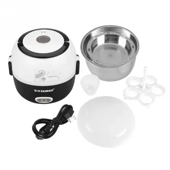 

220V Mini Electric Lunch Box Food Container Portable 2 Layer Heating Device