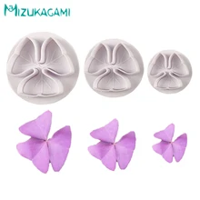 Новинка 3 шт. Клевер тиснение плесень пластик Весна формочка для печенья Форма для самостоятельного изготовления торта кухонные принадлежности для выпечки предметы первой необходимости MS-00145