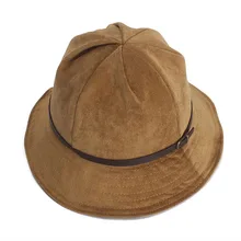 PADEGAO бакт шапки для женщин однотонный вельветовый ведро шляпа Женская Повседневная Panamas Sombrero Pesca Mujer