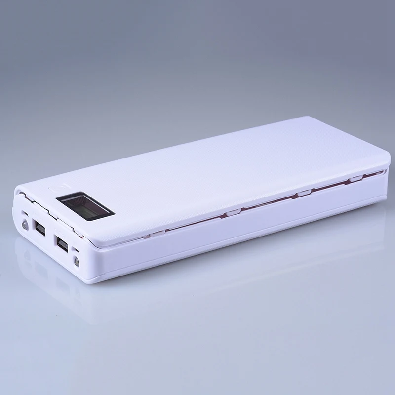 Внешний аккумулятор 18650 8x18650 чехол для мобильного телефона с двумя usb портами
