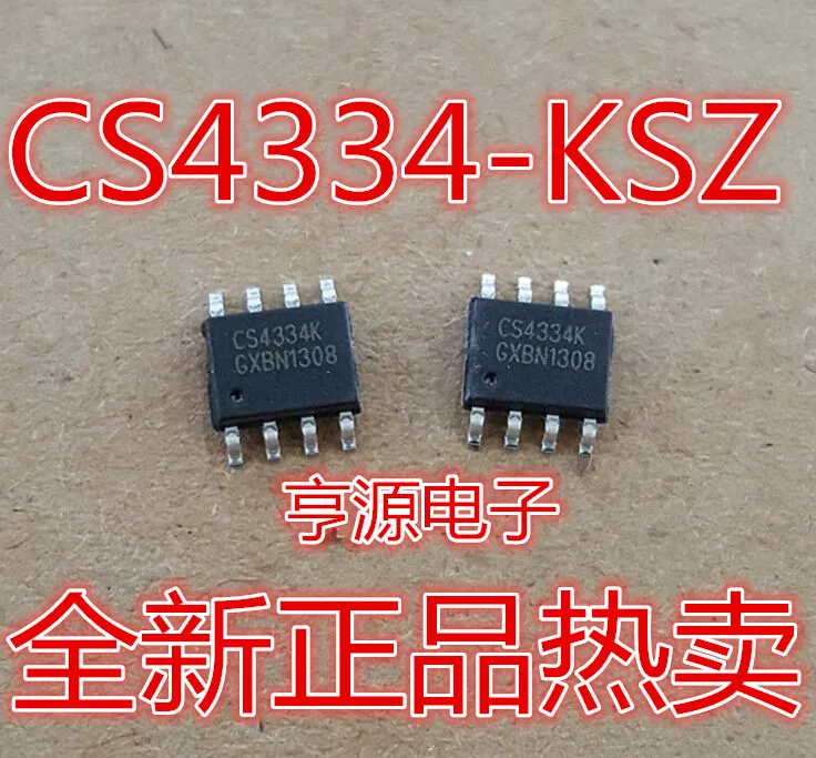 

10pcs/lot CS4334-KSZ CRYSTAL CS4334K CS4334 SOP-8