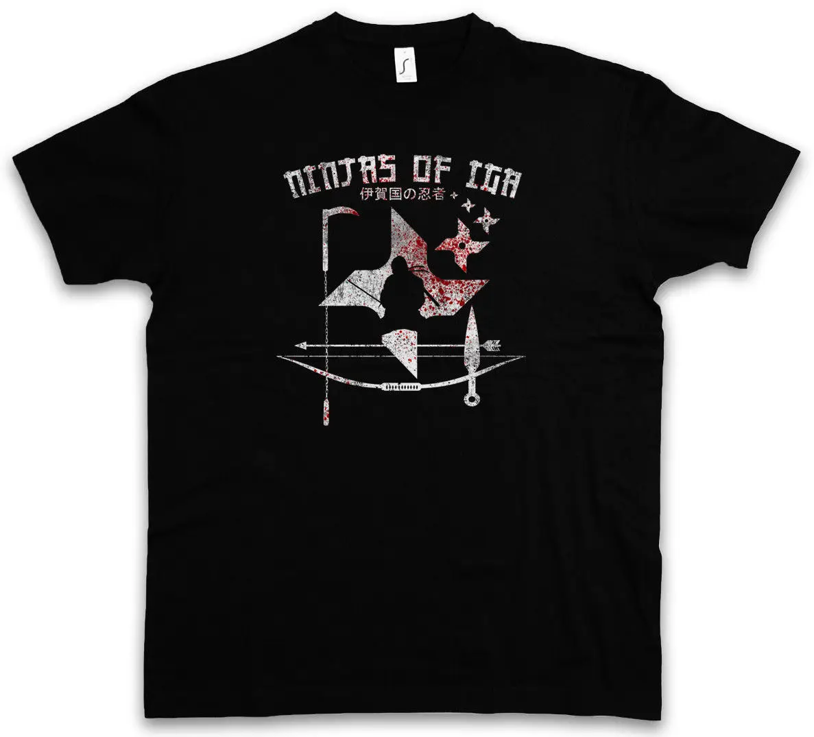 Толстовка NINJAS OF IGA футболка Mie Kinki Japan Hanzo Ishu Iga no kuni 2019|ninja t-shirt|ninja tshirtjapan tshirt |