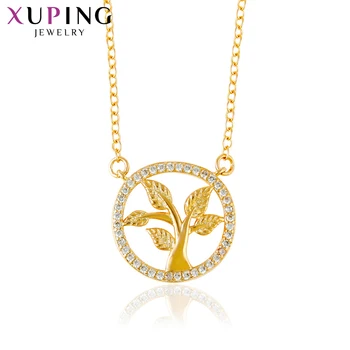 

Xuping New Arrival Necklace Charm Style Long Necklace Women Girls Elegant Chain Jewelry Christmas Gifts S34-44442