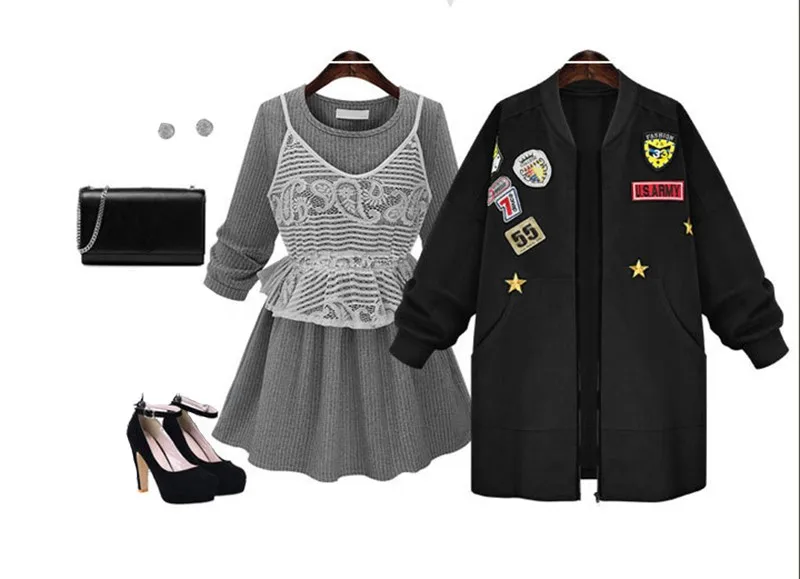 women uniform coat jacket overcoat (5)