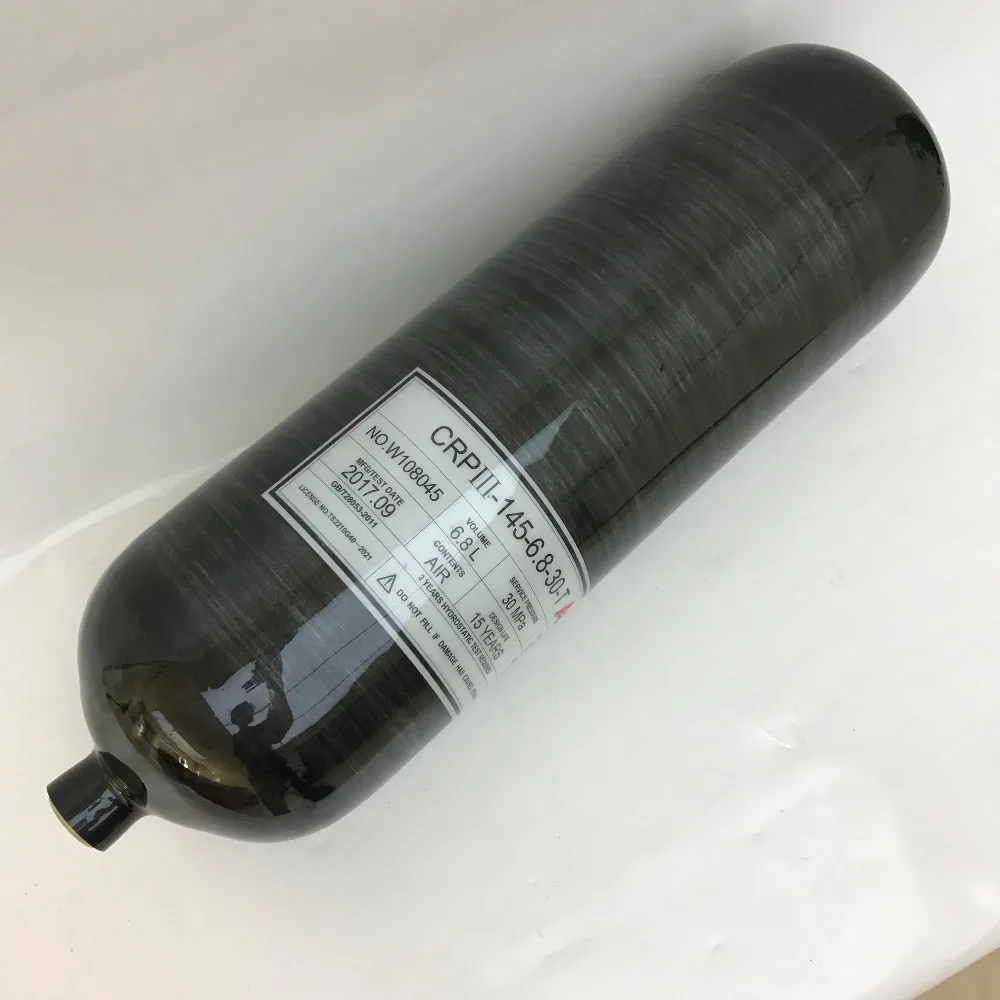 2018 New Arrivals 4500psi 300bar 6.8L Black Promotion Carbon Fiber Gas