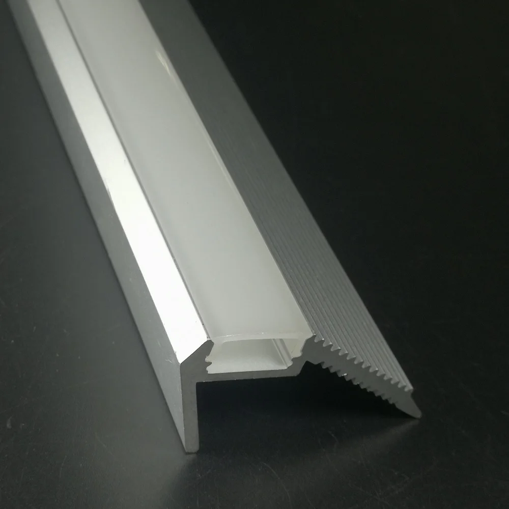 2meterpiecestair Step Aluminum Profile For Led Stripes Step Nosing Aluminium Led Housing For