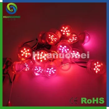 

50pcs/pcak decorative full color led pixel module 35mm rgb 5050smd 9pcs led pixel point light for outdoor park/taproom