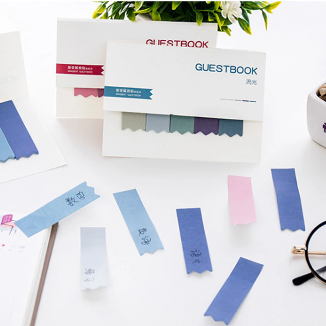 Buy Creative Gradient Color Office Novelty Sticky