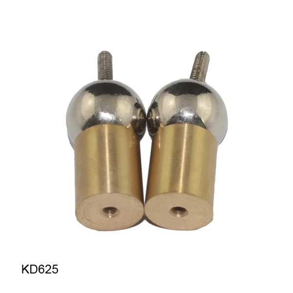 KD625 3d printer socket connection Steel ball Brass rod end with thread hole permanent universal magnetic ball joint (7)