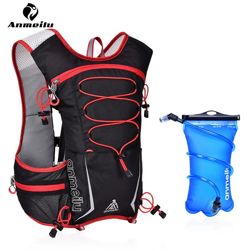 

Anmeilu 5L Running Backpack Waterproof Sports Bag Outdoor Trail Running Gym Bag Hydration Vest Mochila Pack Fitness Accessories
