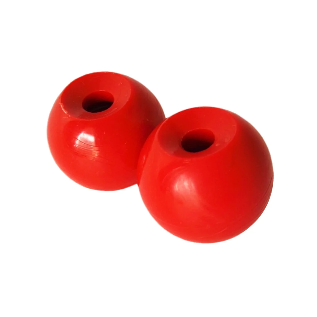 

29.5mm Plastic Red Balls For Boat Canoe Kayak Rudder Control System 2 Piece Pack Tail Rudder for Rowing Boats