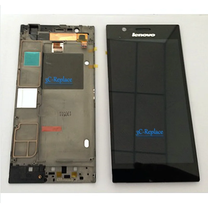 

For 5.5" Lenovo K900 LCD Display Touch Screen Digitizer Assembly With Frame Replacement Parts For Lenovo K900 Display