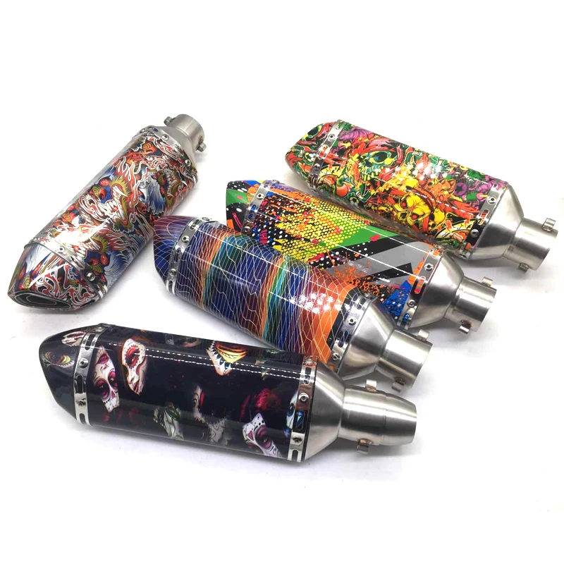 

Universal exhaust motorcycle muffler escape moto with db killer Exhaust Systems for honda benelli msx125 nmax EP01