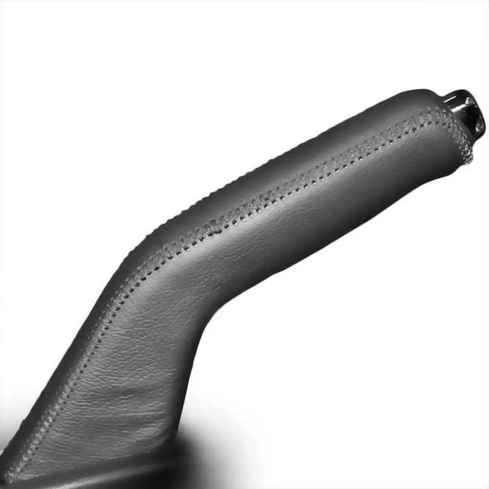 Ручной тормоз чехлы Чехол для KIA K2 2011- авто рукоятки ручного тормоза автомобиля-Стайлинг покрытие из натуральной кожи черного цвета