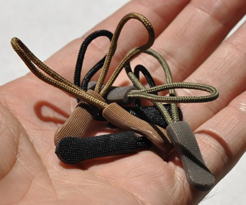 Zipper Pull Puller End Fit Rope Tag Fixer Clothes Tab Replacement Tent Backpack Buckle Zip Cord Clip slider Travel Bag Suitcase